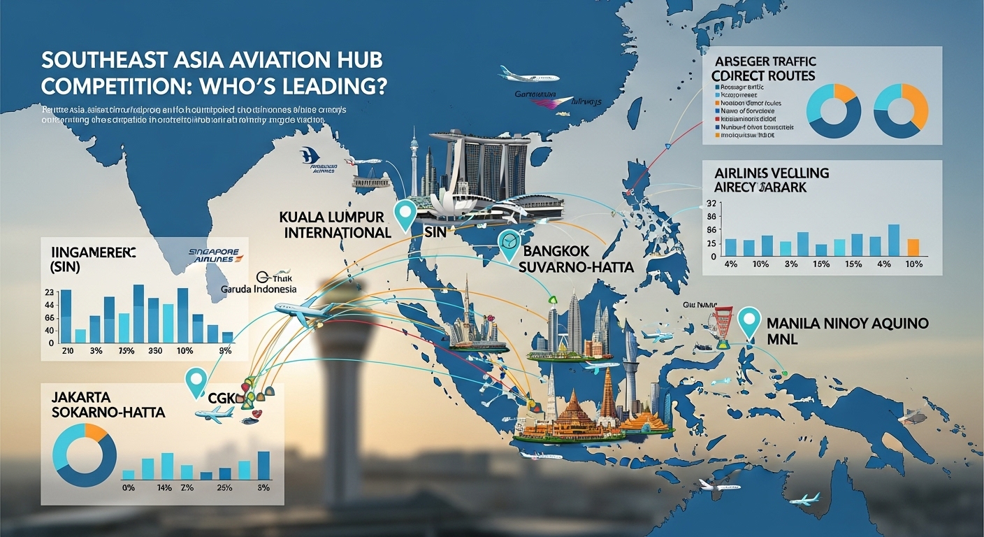 Persaingan Hub Penerbangan di Asia Tenggara: Siapa yang Unggul?